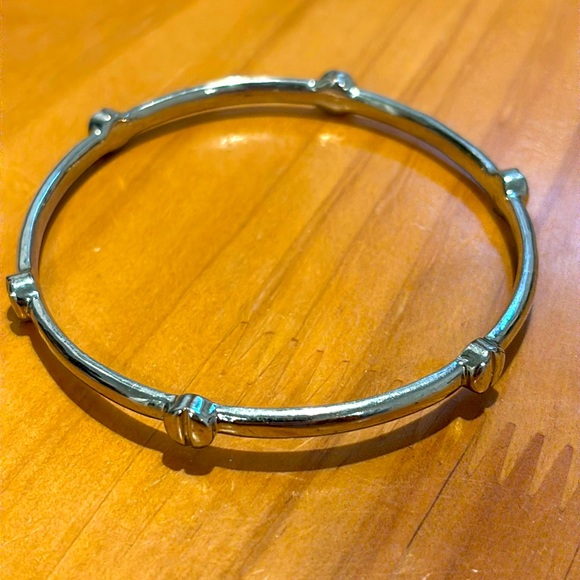 Jewelry - Screw Knot Stainless Steel Bangle Bracelet